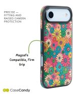 Vintage Floral Blue Leather Case for iPhone 17 Air (4)