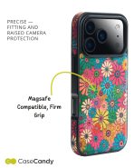 Vintage Floral Leather Case for iPhone 17 Pro 17 Pro Max (4)