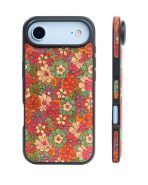 Vintage Floral Red Leather Case for iPhone 17 Air MagSafe Compatible (3)
