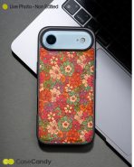 Vintage Floral Red Leather Case for iPhone 17 Air MagSafe Compatible (5)