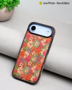 Vintage Floral Red Leather Case for iPhone 17 Air MagSafe Compatible (7)