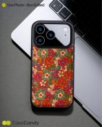 Vintage Floral Red Leather Case for iPhone 17 Pro 17 Pro Max MagSafe Compatible (5)