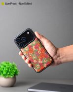 Vintage Floral Red Leather Case for iPhone 17 Pro 17 Pro Max MagSafe Compatible (6)