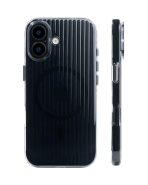 Corrugated Wave Pattern Glossy Case for iPhone 17 E2 80 93 Black Pattern 3.jpg