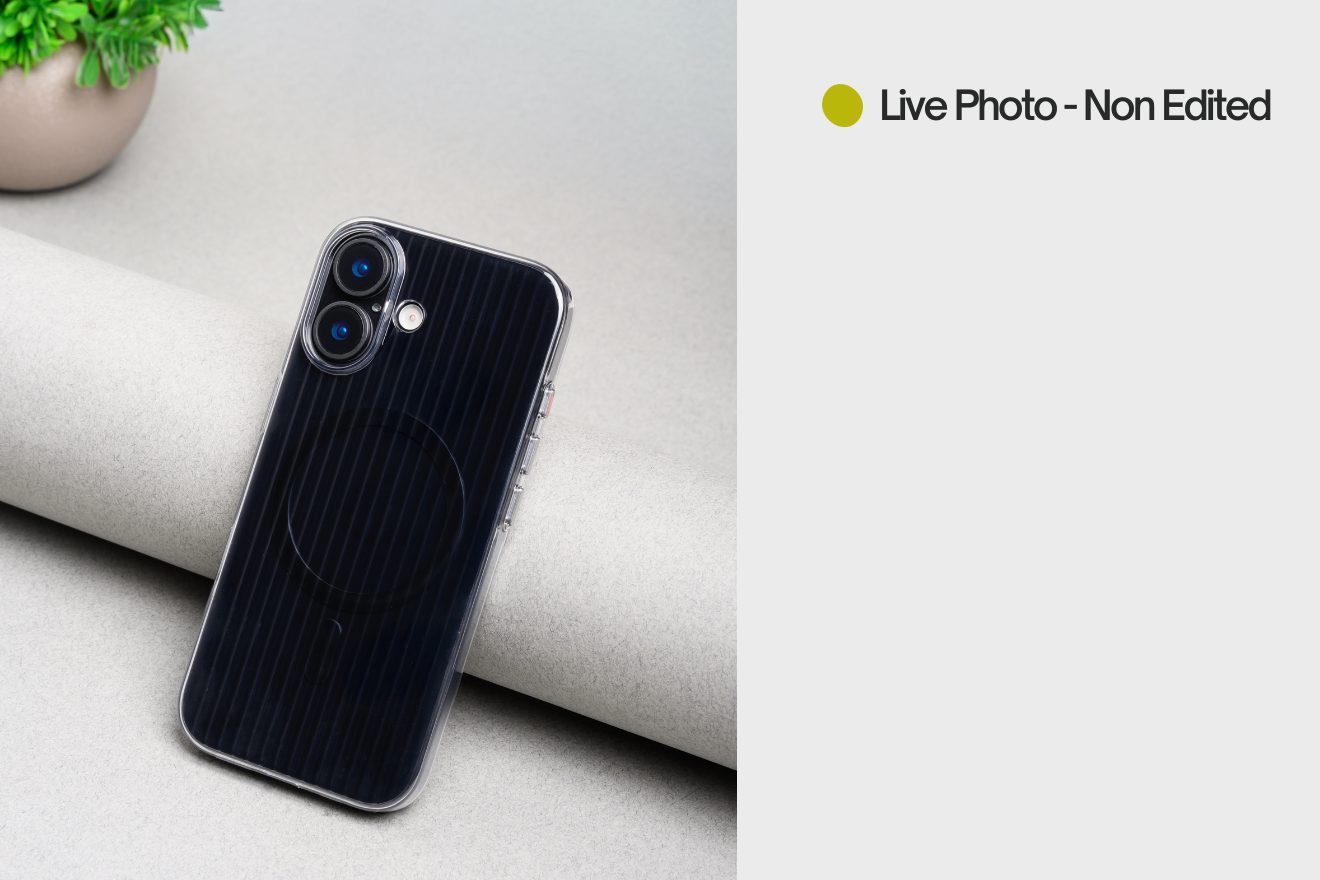 Corrugated Wave Pattern Glossy Case for iPhone 17 – Black Pattern (2)