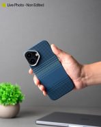 MagSafe Carbon Fiber Case for iPhone 17 Blue Pattern (6)