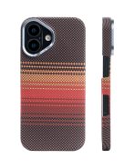 MagSafe Carbon Fiber Case for iPhone 17 Fiery Red Pattern (3)
