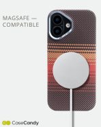 MagSafe Carbon Fiber Case for iPhone 17 Fiery Red Pattern (8)