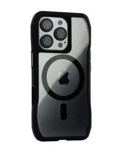 Magsafe Perfect Grip Hold Black Transparent Case for iPhone 16 pro max 600x750.jpg Magsafe Perfect Grip Hold Black Transparent Case for iPhone 16 pro max 600x750.jpg