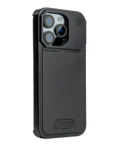 Metallic Vegan Leather Black Aroma Case for iPhone 16 pro max 600x750.jpg Metallic Vegan Leather Black Aroma Case for iPhone 16 pro max 600x750.jpg