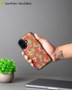 Vintage Floral Red Leather Case for iPhone 17 MagSafe Compatible (6)