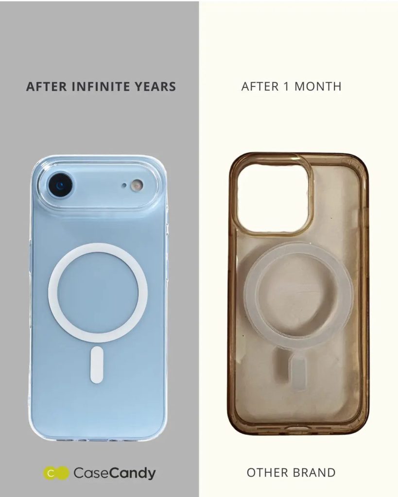 CaseCandy Anti yellow transparent case.jpg How to Remove Yellowing from Clear Phone Cases