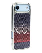 MagSafe Carbon Fiber Case for iPhone 17 Air Green Pattern